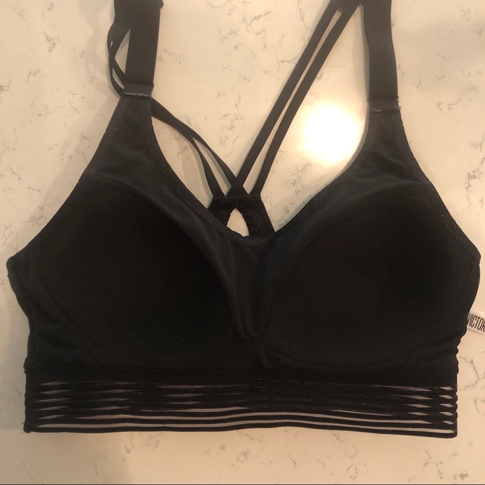 Victoria’s Secret Black Sports Bra, Size 34B - Picture 4 of 5